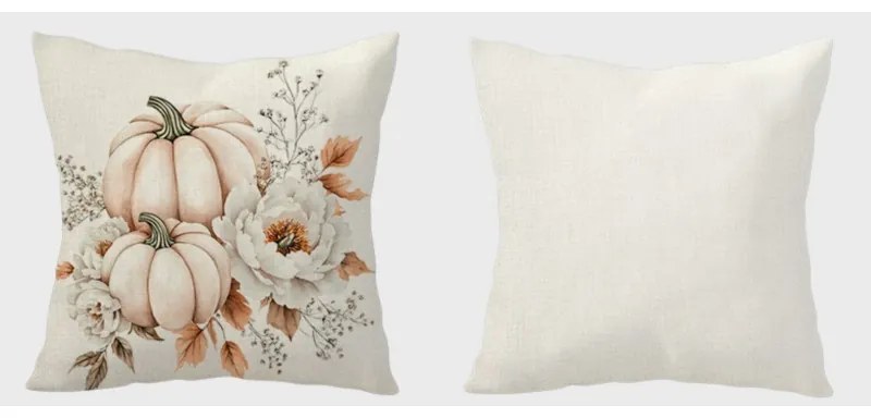 Párnahuzat PUMPKIN NOIR 45x45 cm, fekete