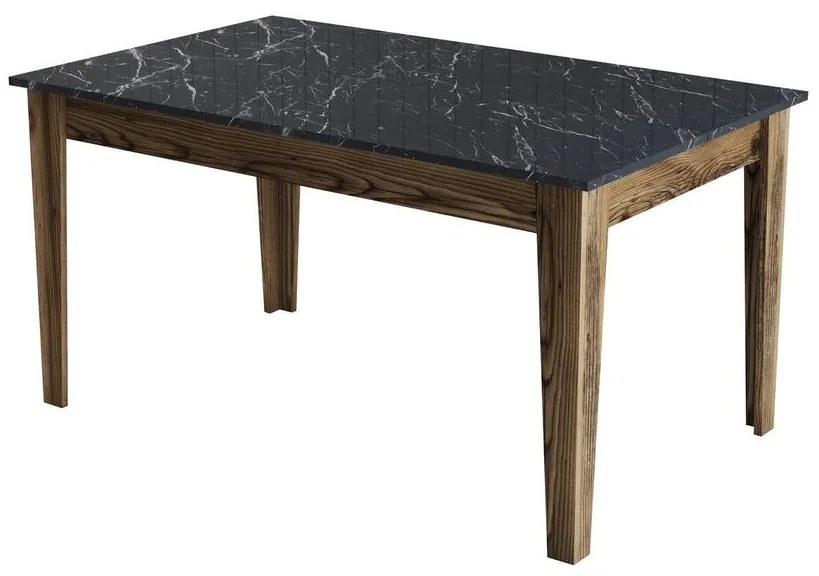 Étkező asztal Milan 518 - Walnut, Black
