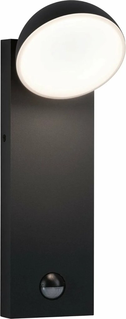 Paulmann Led kültéri lámpa Puka IP44 8.5W antracit mozgásérzékelővel