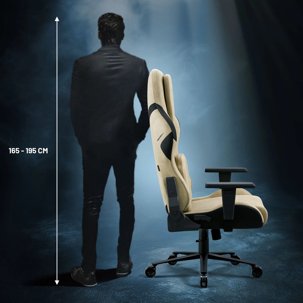 Gamer szék Normal Size, arany-fekete: Diablo X-One Prime Broken Gold