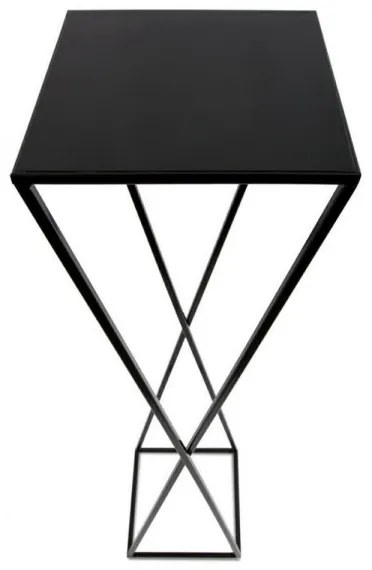 Virágállvány 100x24 fekete