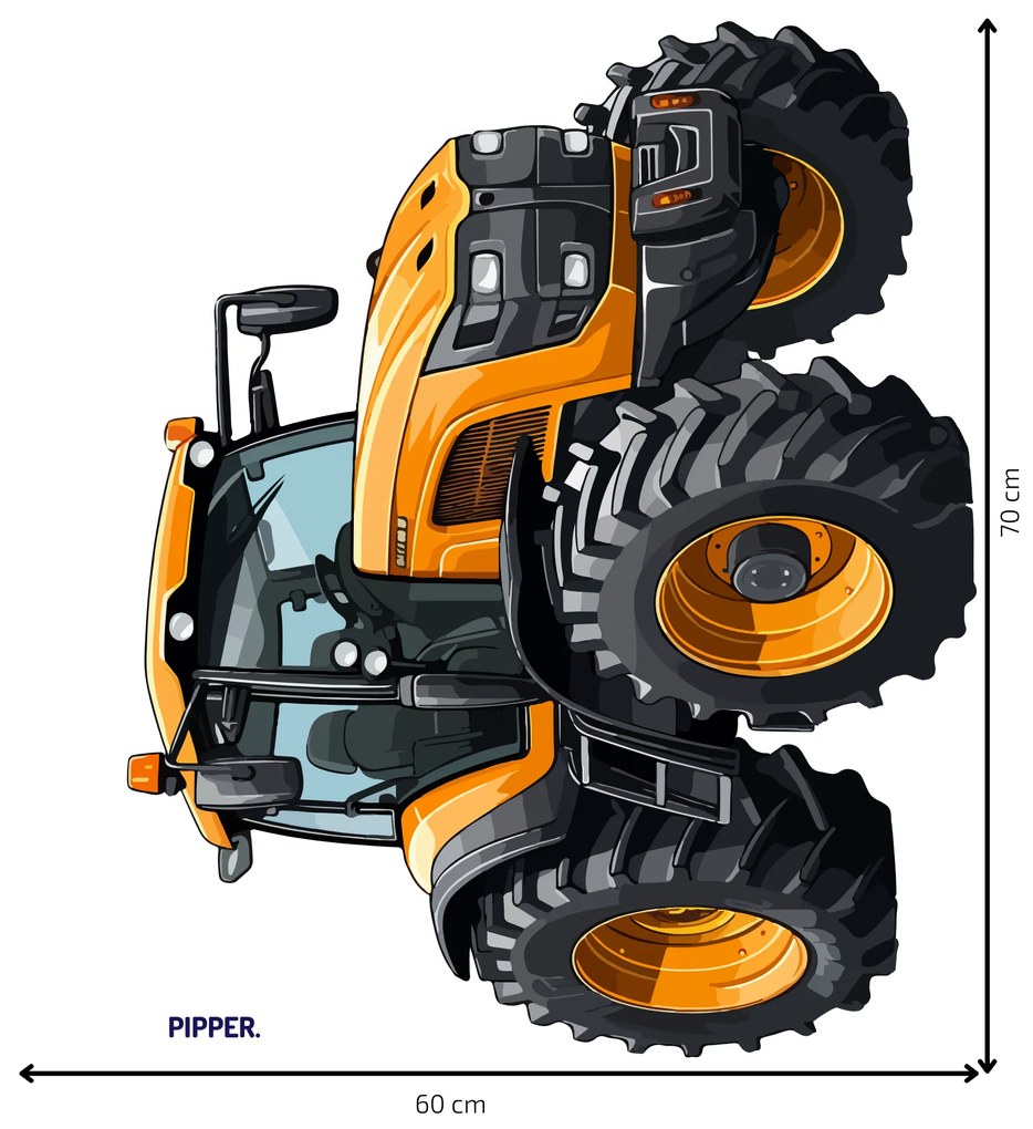 PIPPER. Textil falmatrica "Traktor"