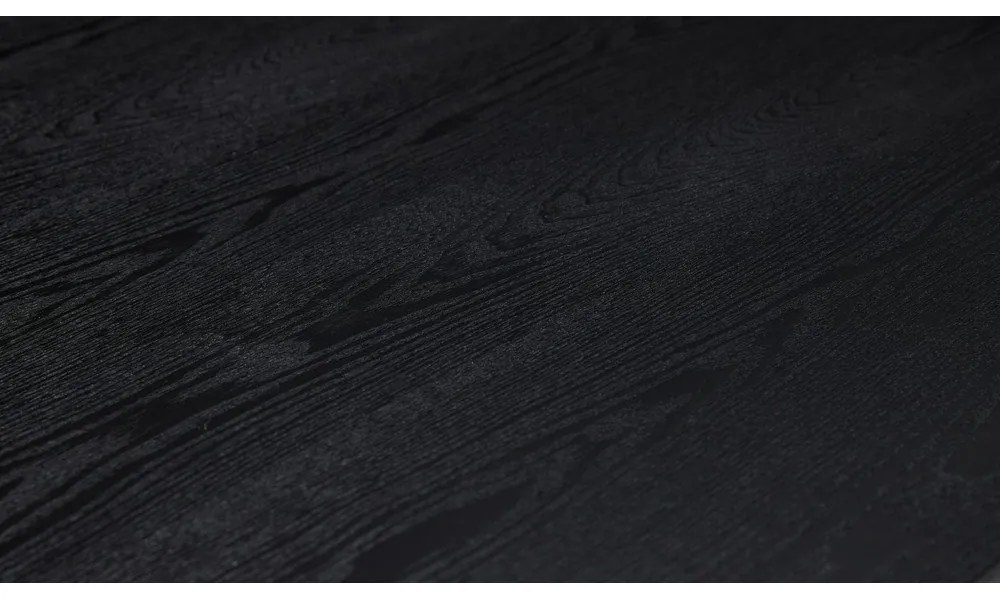 Fekete étkezőasztal 95x195 cm Dapper – Hübsch