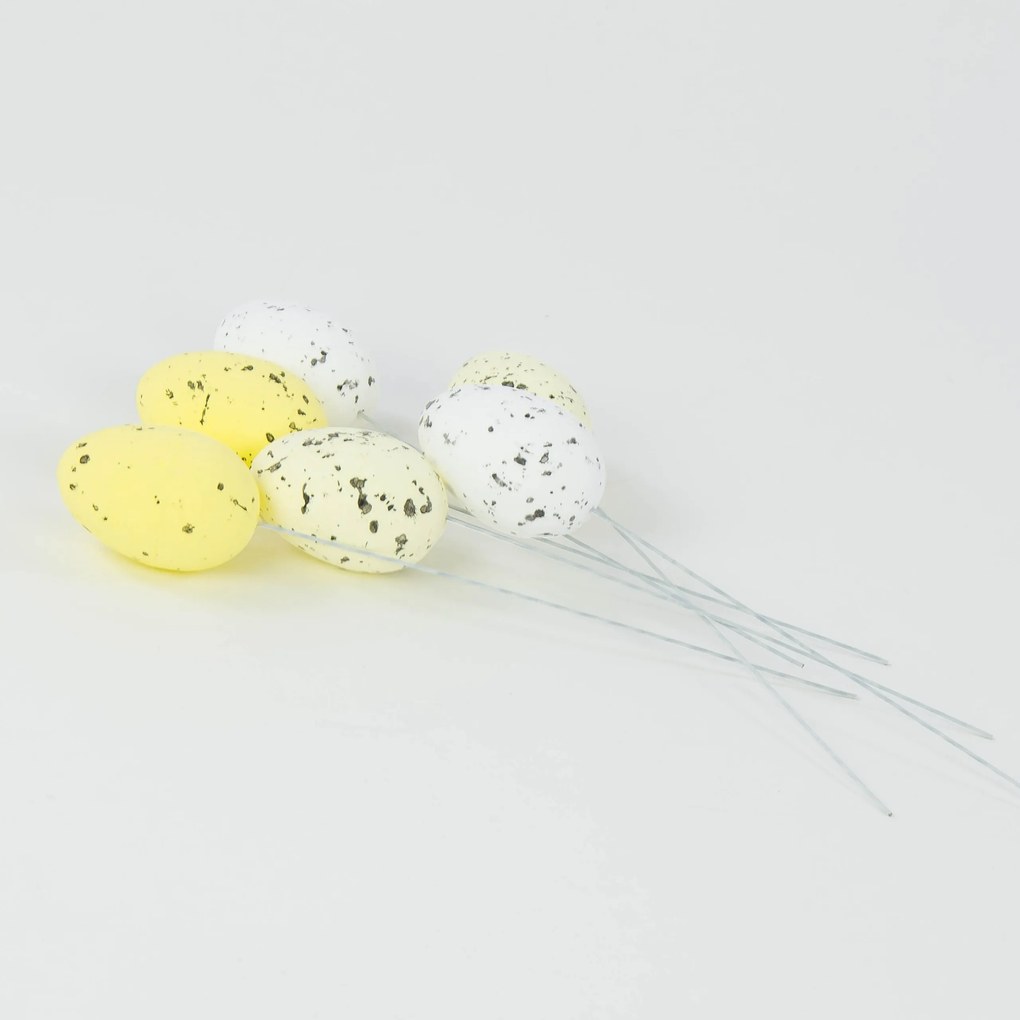 6db Húsvéti tojás Homok pálcikán Pikk cm Tojás Húsvéti tojás