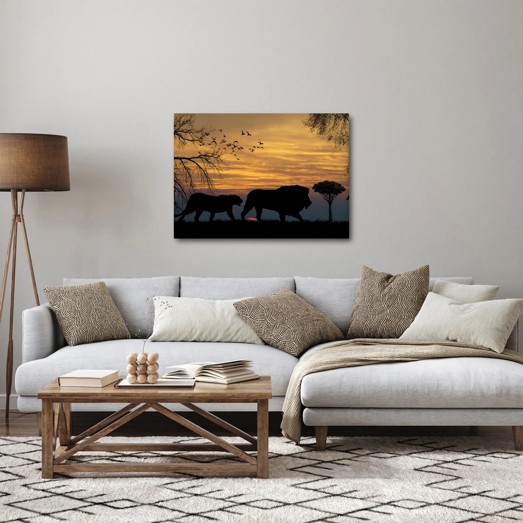 Safari képe (70x50 cm)