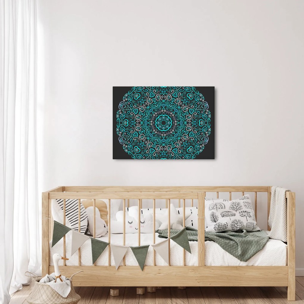 A díszítő absztrakció képe (70x50 cm)