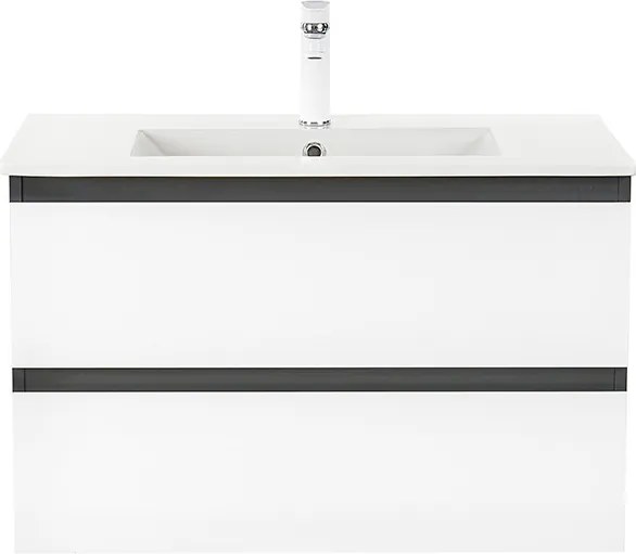 Vario Forte 80 alsó szekrény mosdóval antracit-fehér