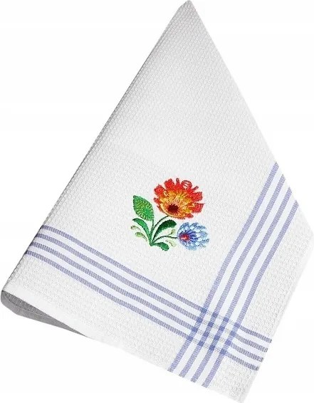 Konyhai törlőkendő 50x70 hímzett népi 06