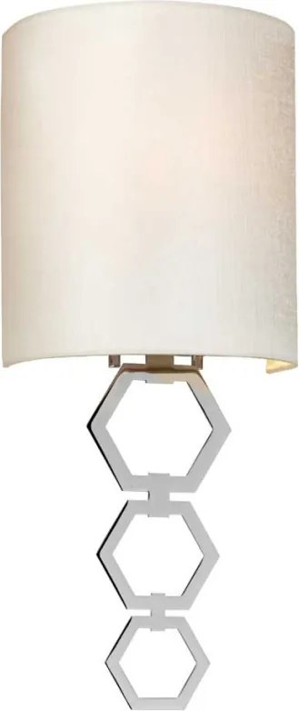 Elstead Lighting Clark CLARK-SMALL-PC Fali lámpa 1x60W/E27