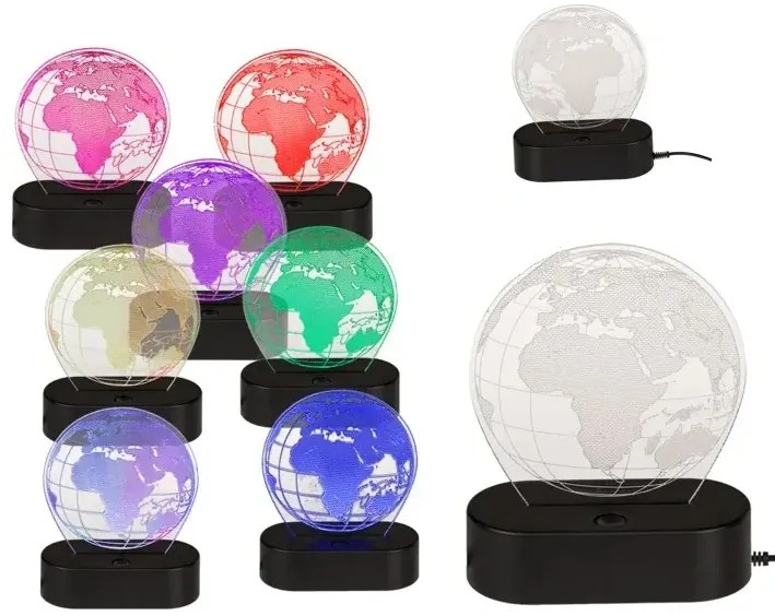 OUT OF THE BLUE KG 3D földgömb lámpa