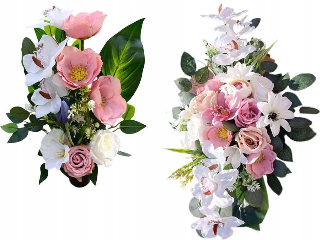 Nád Szett Húsvéti Csokor Művirág Sír Temető Tavasz