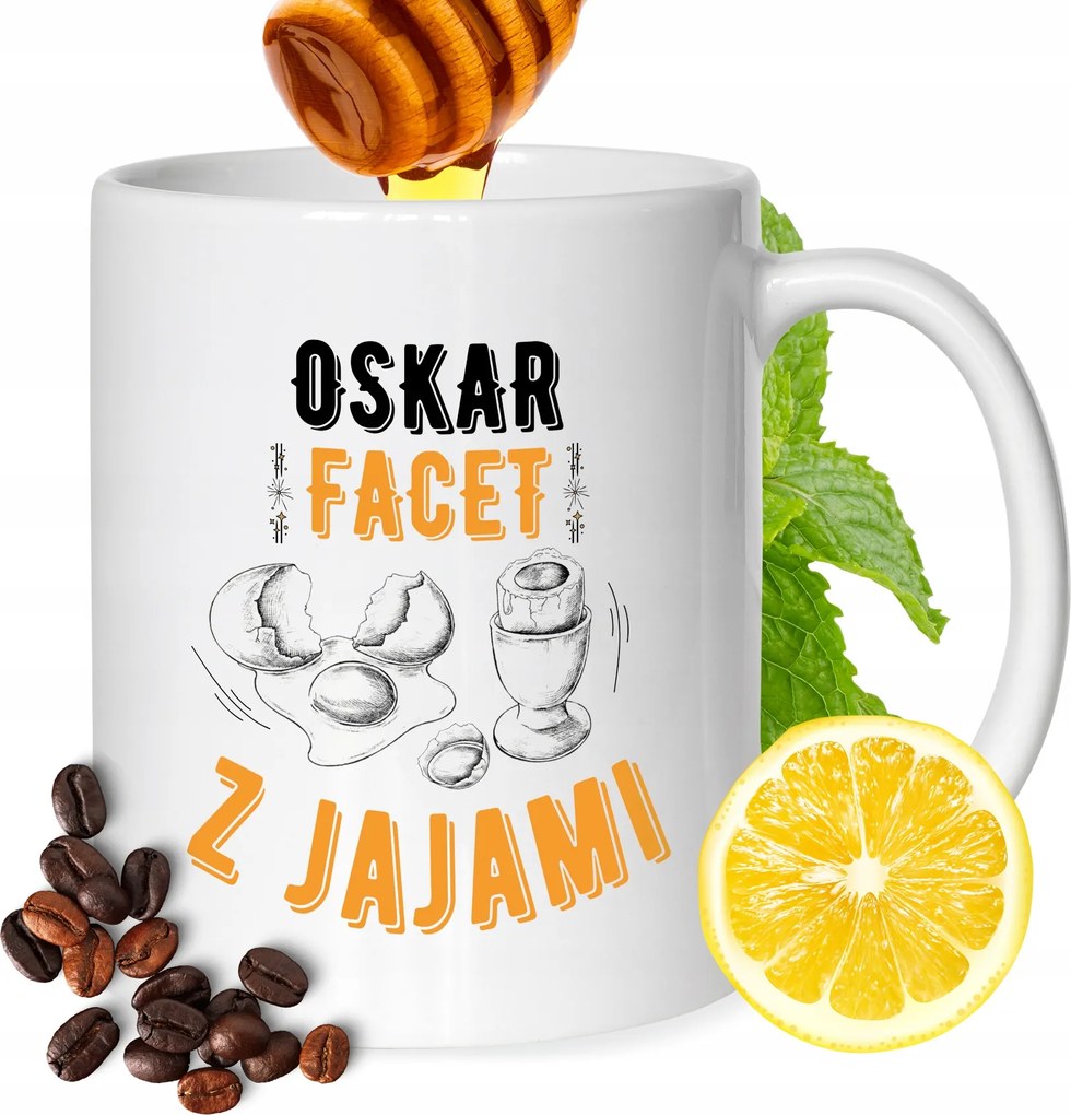 Oscar Bögre Férj Barátja Nyomtatott Ajándék Fehér 330ml