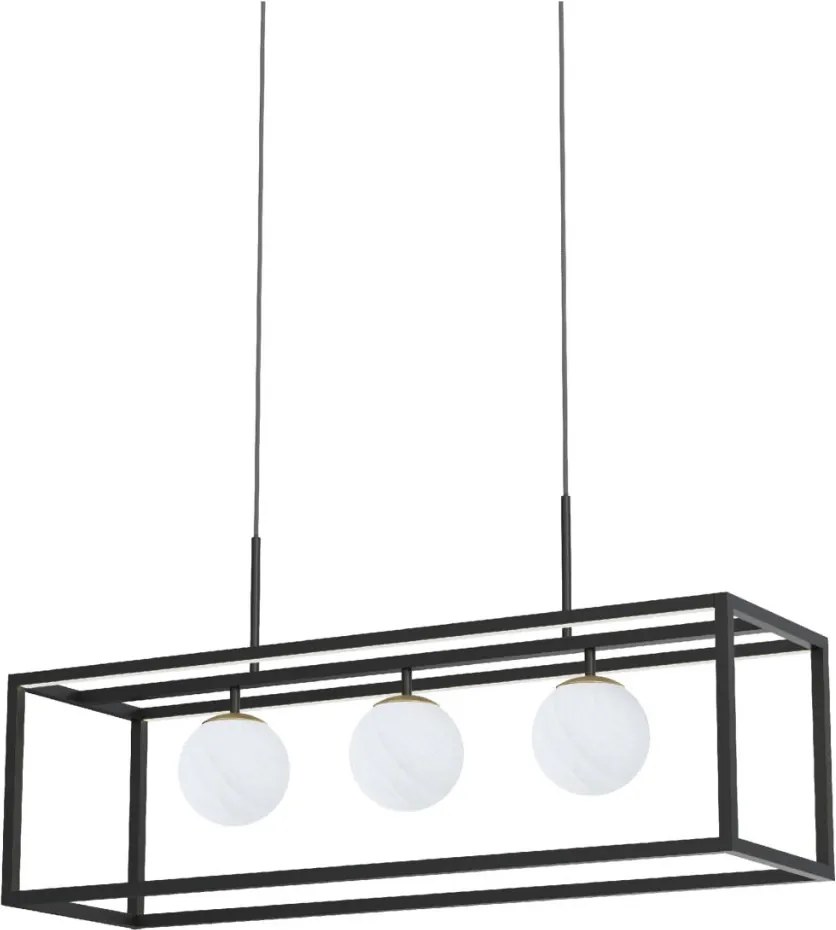 ZUMA LINE MD3115-3-3BT PIRO Modern Függesztett Lámpa Fekete G9, LED IP20
