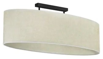 Duolla - Felületre szerelhető csillár OVAL 2xE27/15W/230V szürke