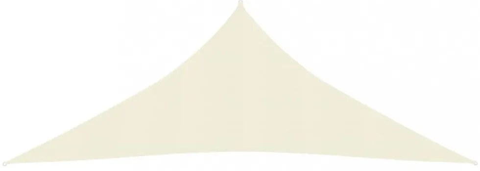 krémszínű HDPE napvitorla 160 g/m² 4,5 x 4,5 x 4,5 m