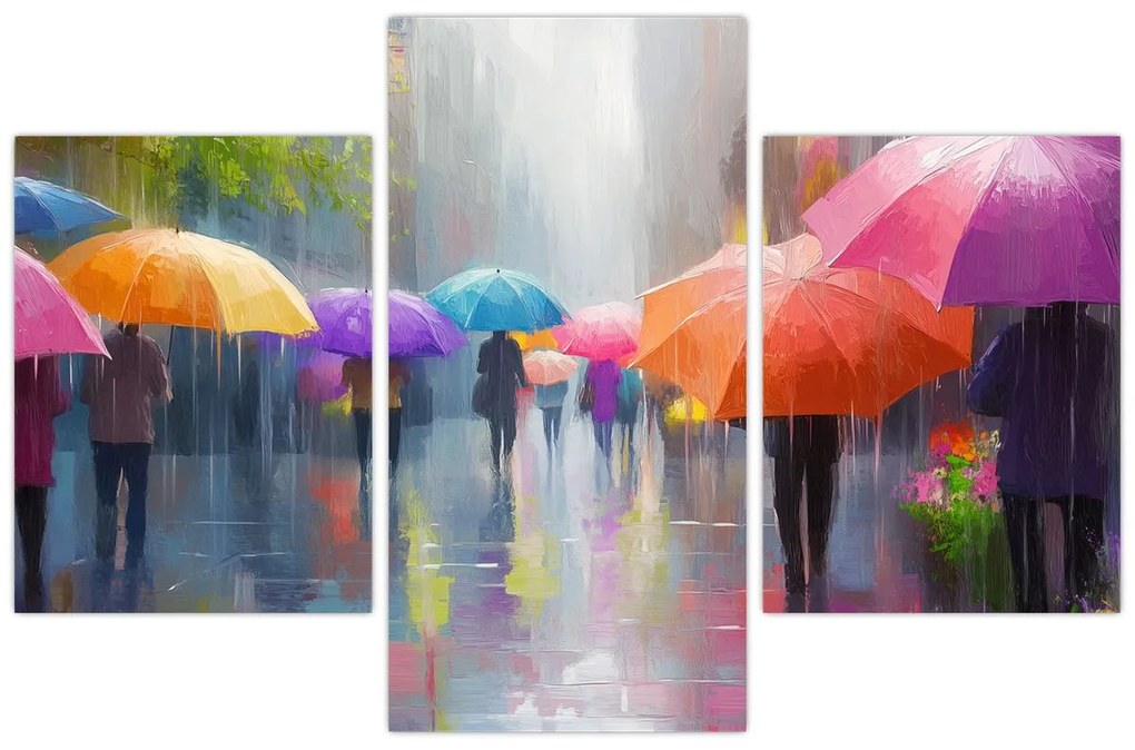 Kép - Esős nap (90x60 cm)