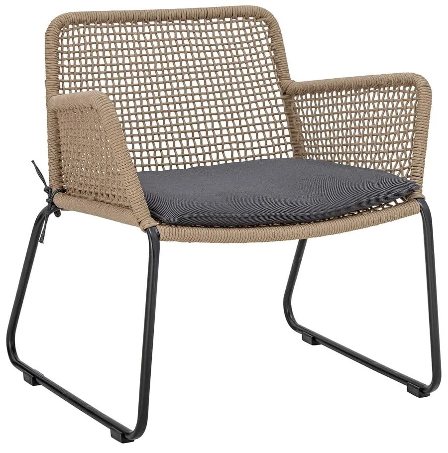 Szürke-bézs kerti fotel Mundo – Bloomingville