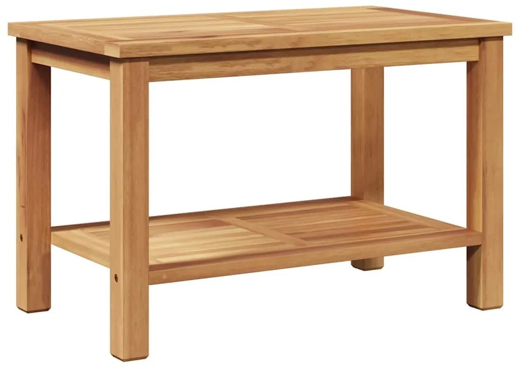 Dohányzóasztal Barna 70 x 40 x 45 cm Tömör tíkfa