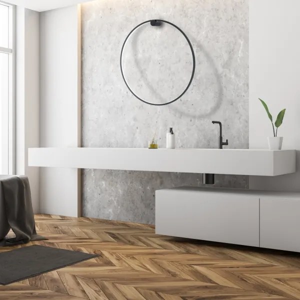 LED fali lámpa SATURNO LED/46W/230V Ø 80 cm IP44 antracit