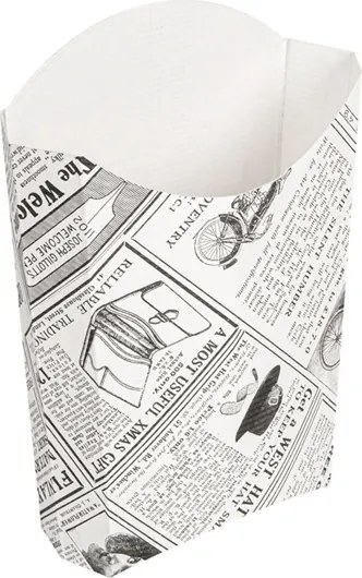 Dobozok csomagolás papírdoboz eldobható hasábburgonya Eko 165g 200db