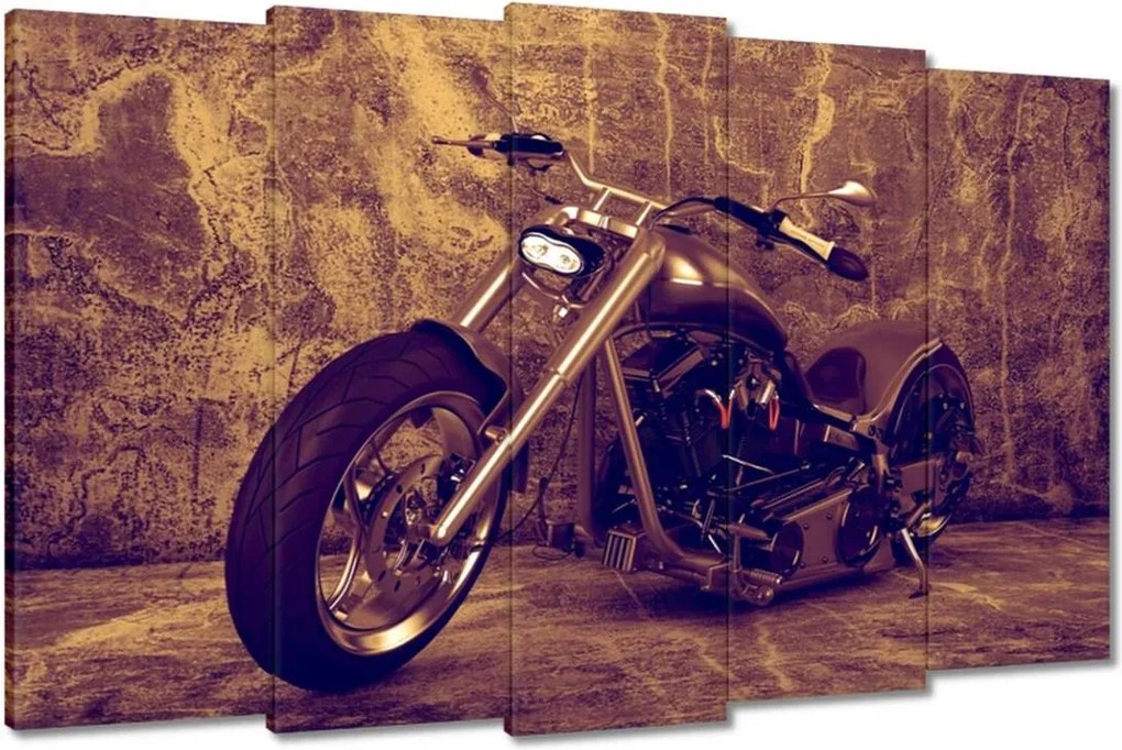 Képek 150x95 Motorkerékpár szépia színben