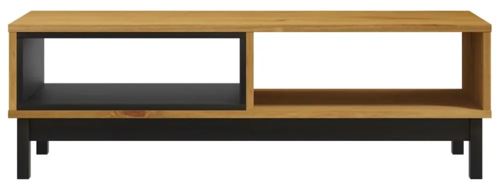 FLAM tömör fenyőfa dohányzóasztal 100 x 50 x 32,5 cm