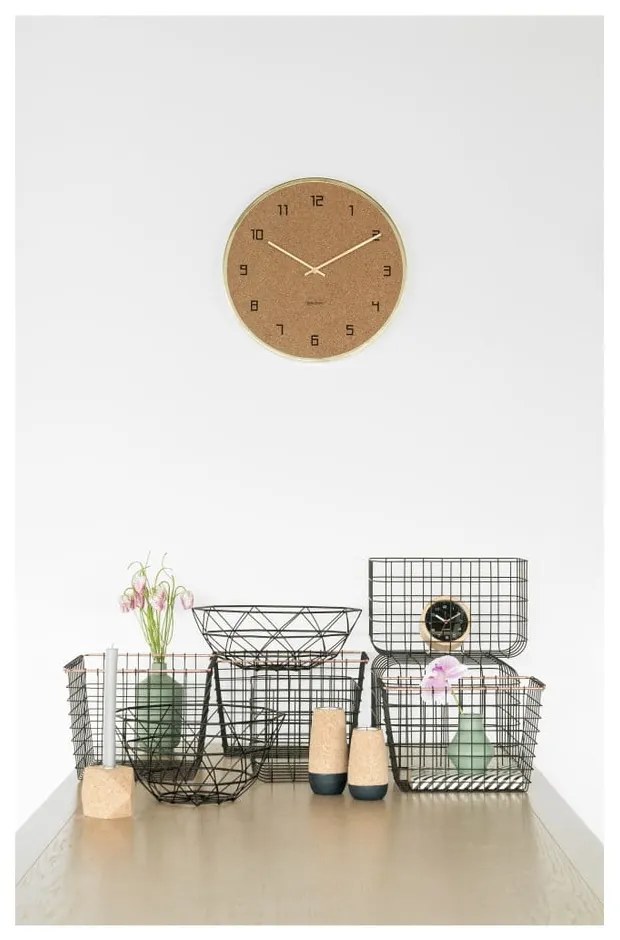 Diamond fekete gyümölcsös kosár, ⌀ 30 cm - PT LIVING