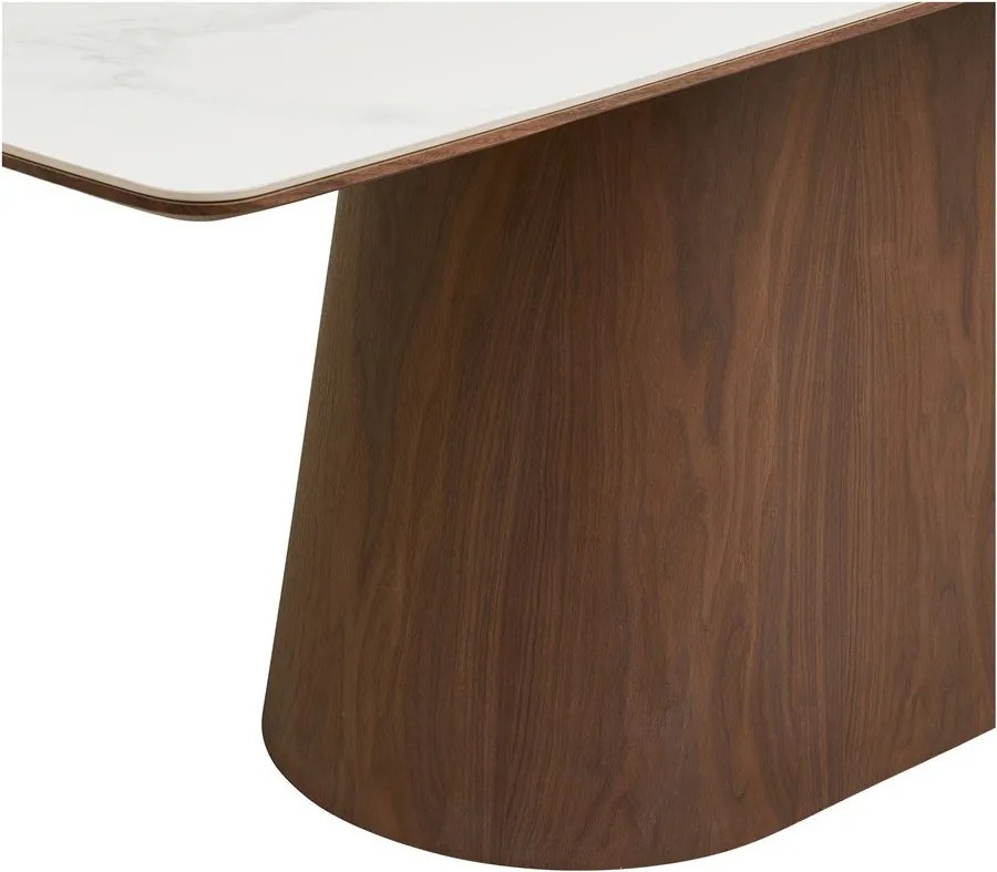 Étkezőasztal kerámia asztallappal 90x200 cm Noli – House Nordic