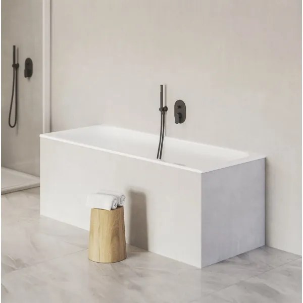 Ravak X070466 - Falba építhető zuhanycsaptelep CHROME fekete