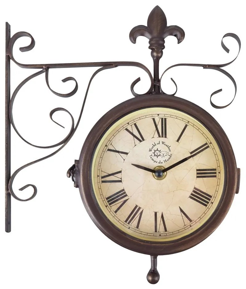 Rustic falióra hőmérővel - Esschert Design