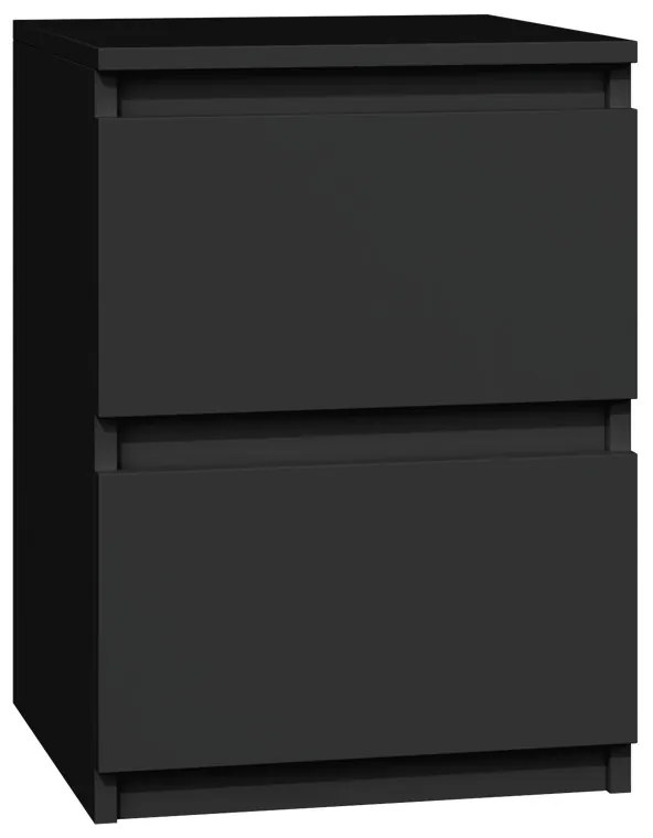 Baltrum M2 éjjeliszekrény, 30x40x30 cm, fekete