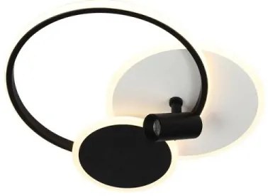 LED Dimmelhető lámpa LED/65W/230V 3000-6500K fehér/fekete + távirányítás