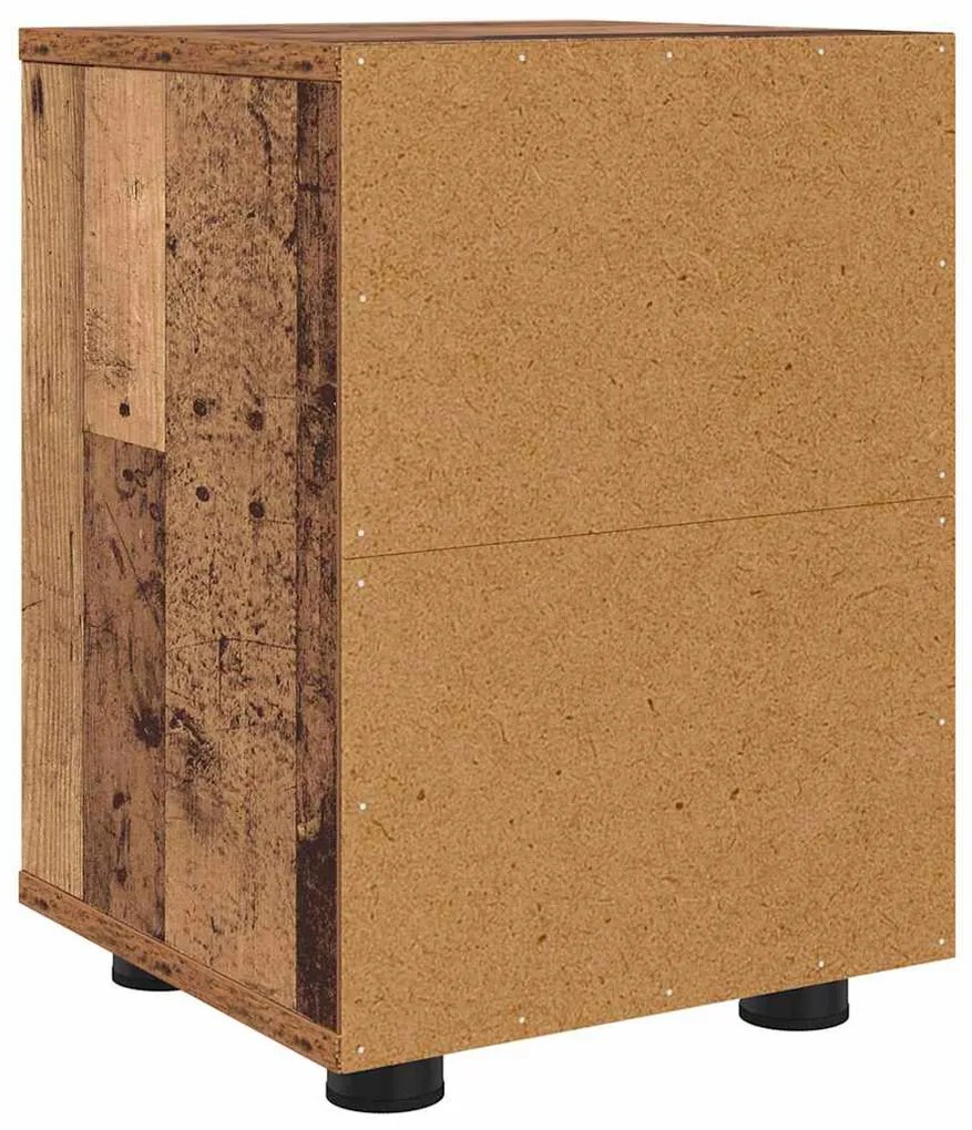 Éjjeliszekrények 2 pcs Öreg fa 30,5 x 30 x 43 cm Faanyag