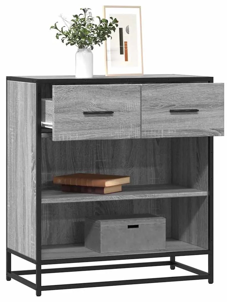 komód Szürke Sonoma 68x35x76 cm Gépi úton előállított fa