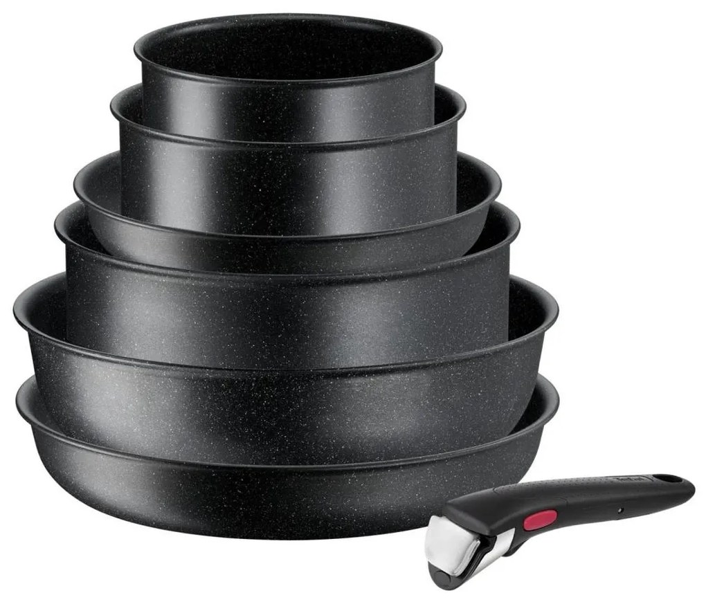 Tefal - Konyhai készlet 7 db INGENIO BLACK STONE