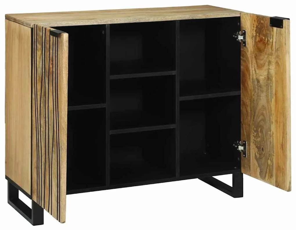 Komód Barna 90 x 33 x 75 cm tömör mangófa