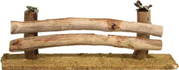 Fa kerítés betlehemhez- 19,5cm hosszú/ 6cm magas