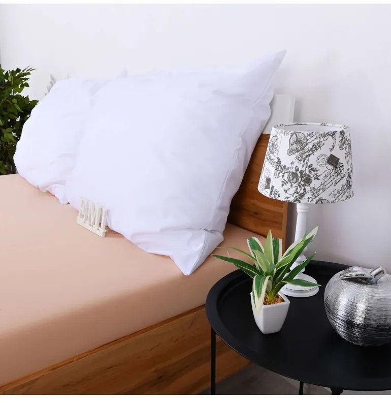 EMI capuccino 100% pamutjersey gumis lepedő, Gyerek lepedő 70x140