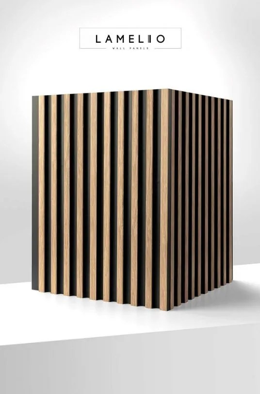 LAMELIO ASTI Aranytölgy lamella falpanel 270 × 12,2 cm