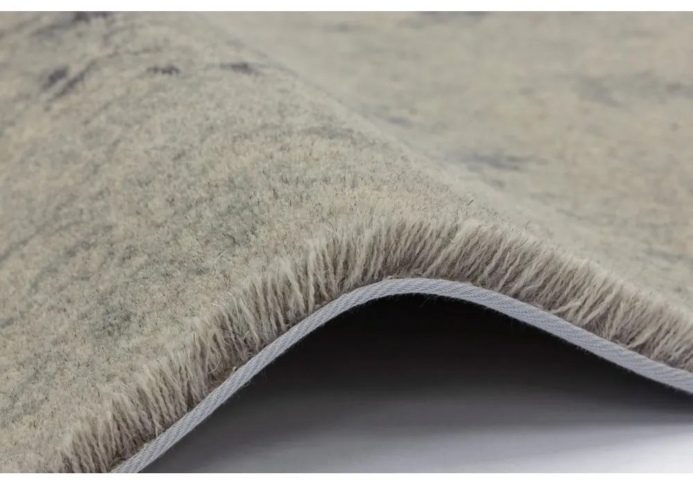 Bézs gyapjú szőnyeg 200x300 cm Calisia Vintage Flora – Agnella