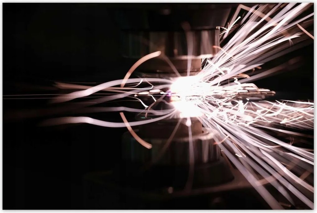 Poszterek 120x80 Világos szikrák fémből