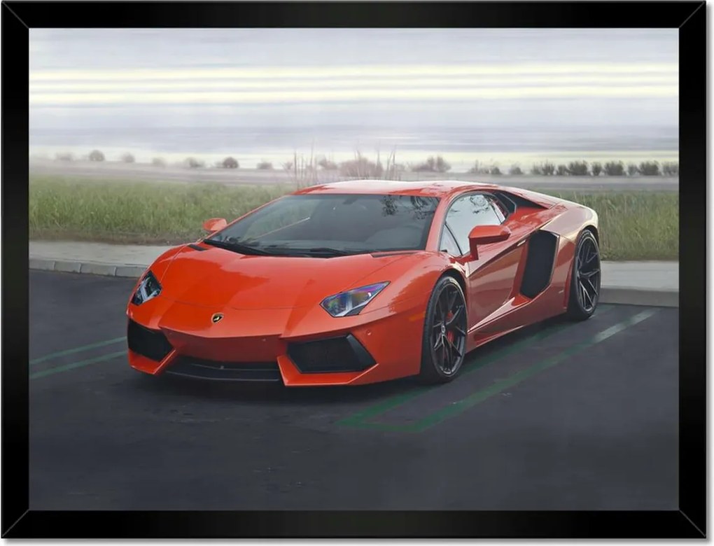 Poszterek keretben 40x30 Gyors autó