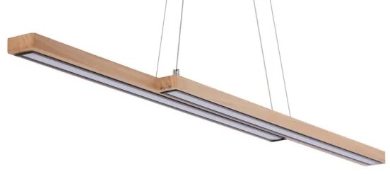 LED csillár zsinóron SENTO LED/19W/230V fa kivitel