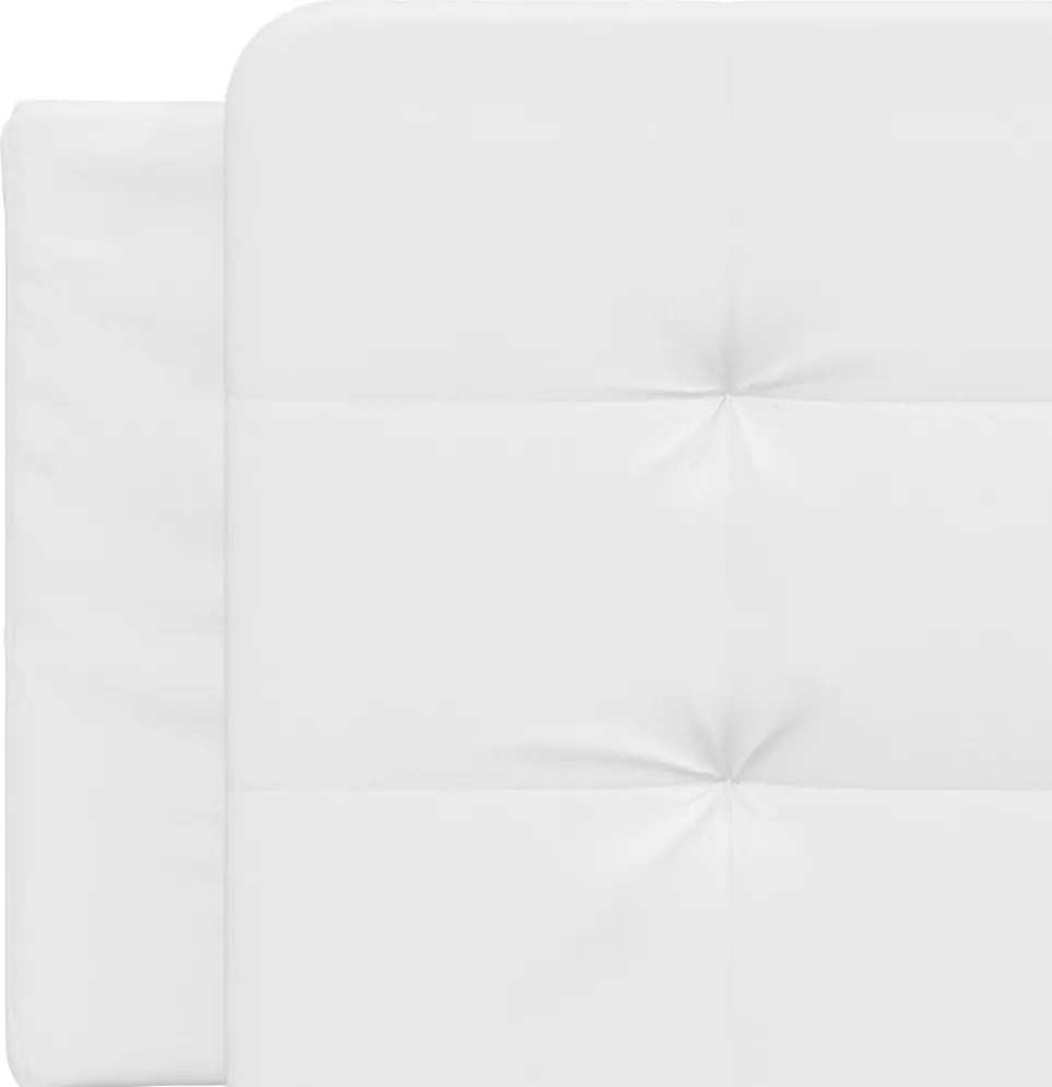 fehér műbőr fejtámla párna Zadar 152 cm