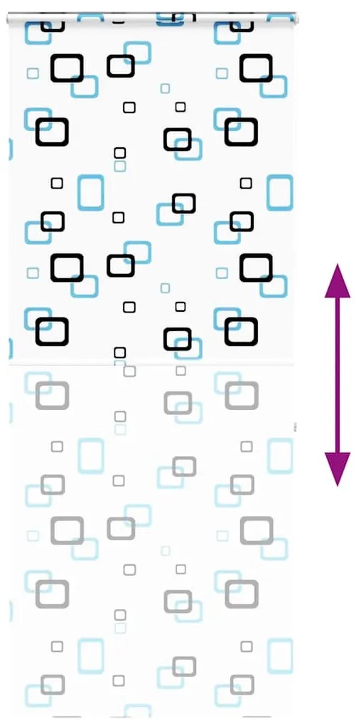zuhanyzó redőny kazettával 90x240 cm szövet szélessége 86 cm