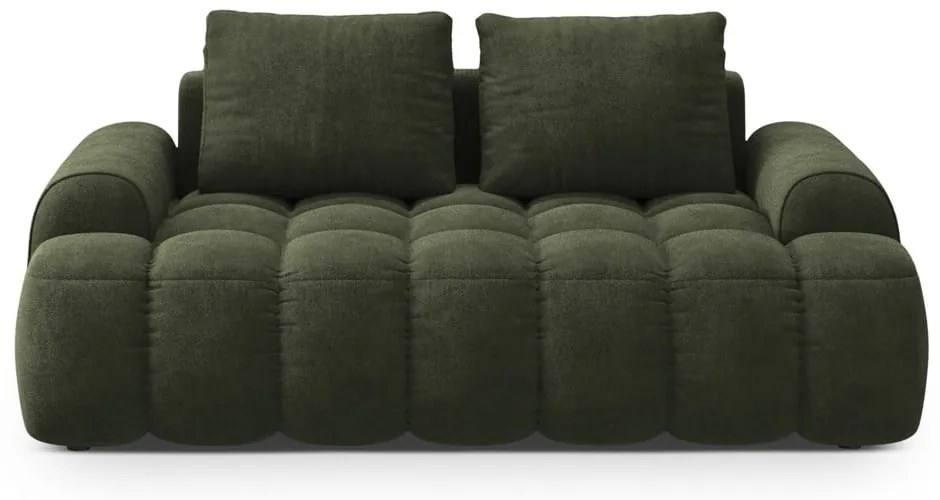 Zöld bársony kanapé 175 cm Linz – Cosmopolitan Design