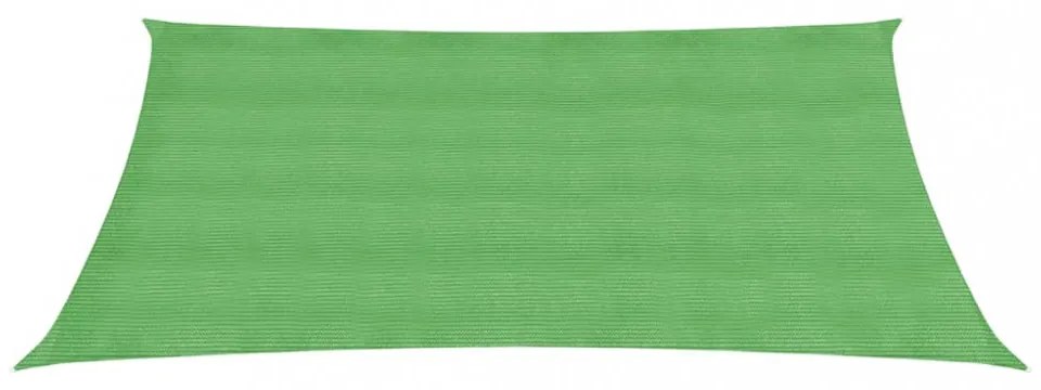 világoszöld HDPE napvitorla 160 g/m² 2,5 x 3,5 m