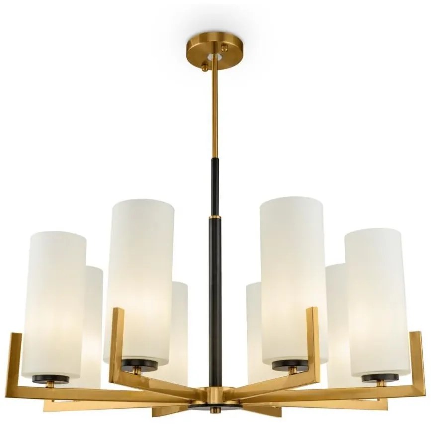 Maytoni MOD089PL-08BS - Csillár rúdon FORTANO 8xE27/40W/230V