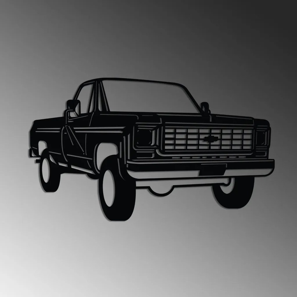 Chevy fém fali dekoráció, 60×35 cm
