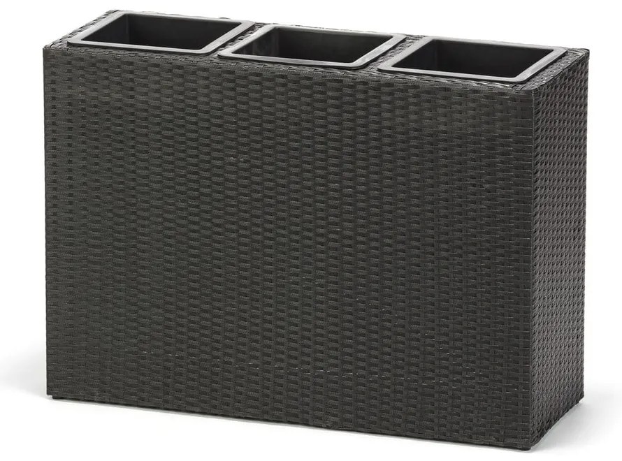 Patteo fekete kültéri virágtartó - Bonami Essentials